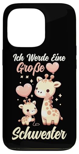 Ich Werde Eine Große Schwester Giraffe Geschwisterkind Hülle für iPhone 13 Pro Ich Werde Eine Große Schwester Giraffe Geschwisterkind Hülle für iPhone 13 Pro von Süße Giraffe Große Schwester in spe Neue Schwester