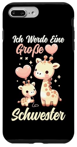 Ich Werde Eine Große Schwester Giraffe Geschwisterkind Hülle für iPhone 7 Plus/8 Plus Ich Werde Eine Große Schwester Giraffe Geschwisterkind Hülle für iPhone 7 Plus/8 Plus von Süße Giraffe Große Schwester in spe Neue Schwester