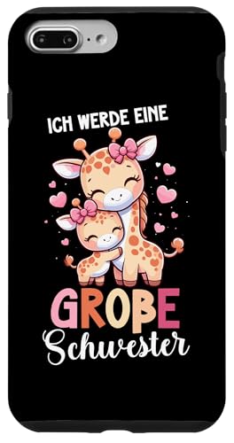 Ich Werde Eine Große Schwester Giraffe Geschwisterkind Hülle für iPhone 7 Plus/8 Plus Ich Werde Eine Große Schwester Giraffe Geschwisterkind Hülle für iPhone 7 Plus/8 Plus von Süße Giraffe Große Schwester in spe Neue Schwester
