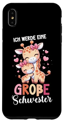 Ich Werde Eine Große Schwester Giraffe Geschwisterkind Hülle für iPhone XS Max Ich Werde Eine Große Schwester Giraffe Geschwisterkind Hülle für iPhone XS Max von Süße Giraffe Große Schwester in spe Neue Schwester