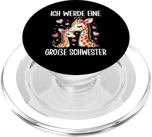 Ich Werde Eine Große Schwester Giraffen Älteres Schwester PopSockets PopGrip für MagSafe Ich Werde Eine Große Schwester Giraffen Älteres Schwester PopSockets PopGrip für MagSafe von Süße Giraffe Große Schwester in spe Neue Schwester