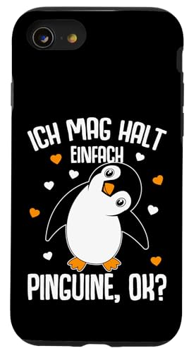 Hülle für iPhone SE (2020) / 7 / 8 Ich mag halt Pinguine Kinder Damen Herren Penguin von Süße Pinguin Liebhaber Geschenke