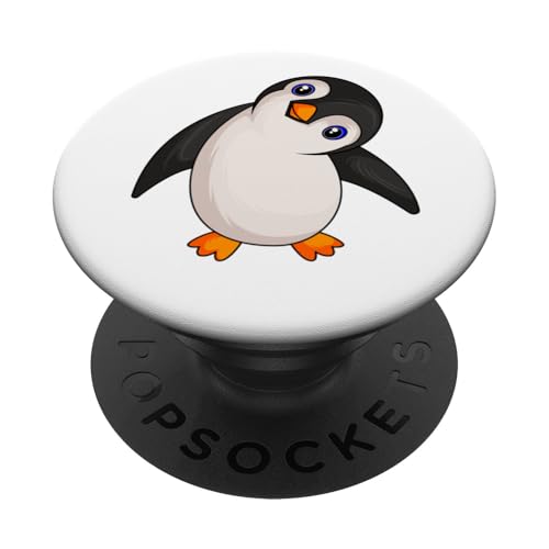 Pinguin Liebhaber Penguin Mädchen Kinder Damen PopSockets Klebender PopGrip Pinguin Liebhaber Penguin Mädchen Kinder Damen PopSockets Klebender PopGrip von Süße Pinguin Liebhaber Geschenke