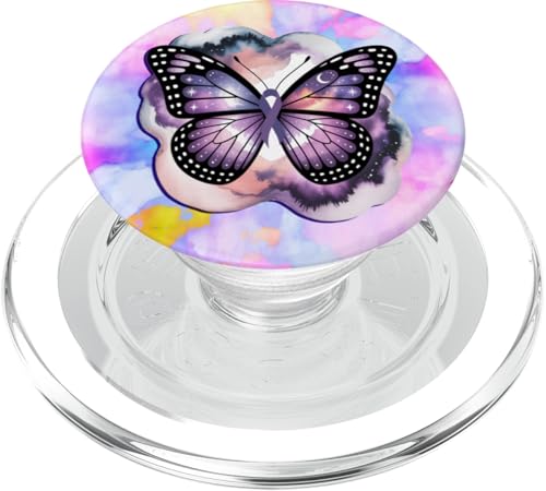 Bewusstsein Schmetterlinge Design Purpur Bänder PopSockets PopGrip für MagSafe Bewusstsein Schmetterlinge Design Purpur Bänder PopSockets PopGrip für MagSafe von Süße und freche benutzerdefinierte Gibutiquen