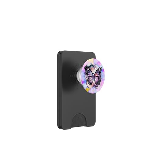 Bewusstsein Schmetterlinge Design Purpur Bänder PopSockets PopWallet für MagSafe Bewusstsein Schmetterlinge Design Purpur Bänder PopSockets PopWallet für MagSafe von Süße und freche benutzerdefinierte Gibutiquen