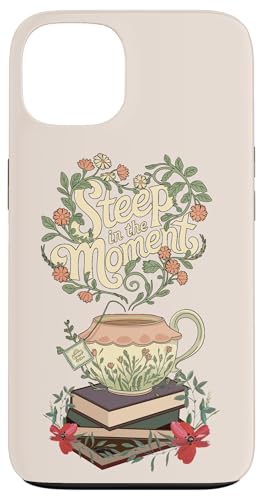 Blumenteas Becher Design Inspirierende Zitate für Hülle für iPhone 13 von Süße und freche benutzerdefinierte Gibutiquen