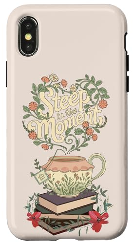 Blumenteas Becher Design Inspirierende Zitate für Hülle für iPhone X/XS von Süße und freche benutzerdefinierte Gibutiquen