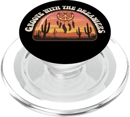 Boho Graphic Groovy Design Hippie PopSockets PopGrip für MagSafe Boho Graphic Groovy Design Hippie PopSockets PopGrip für MagSafe von Süße und freche benutzerdefinierte Gibutiquen
