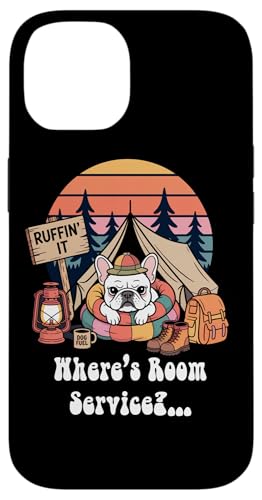 Frenchies Ruffin Camping Hülle für iPhone 14 Frenchies Ruffin Camping Hülle für iPhone 14 von Süße und freche benutzerdefinierte Gibutiquen