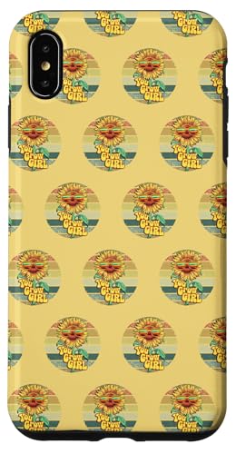Gärtnere 70er Damen Groovy Sonnenblumen Hülle für iPhone XS Max von Süße und freche benutzerdefinierte Gibutiquen