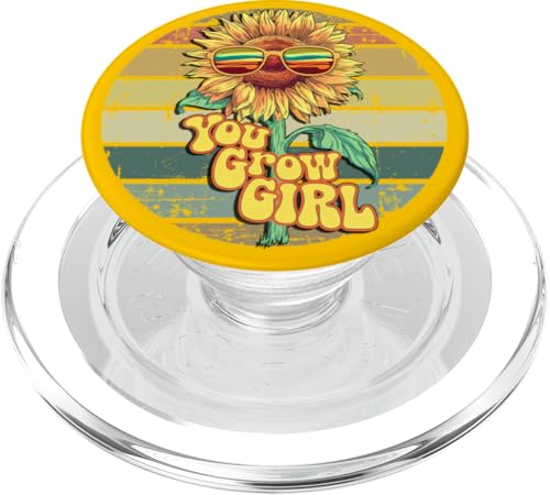 Gärtnere 70er Damen Groovy Sonnenblumen PopSockets PopGrip für MagSafe Gärtnere 70er Damen Groovy Sonnenblumen PopSockets PopGrip für MagSafe von Süße und freche benutzerdefinierte Gibutiquen