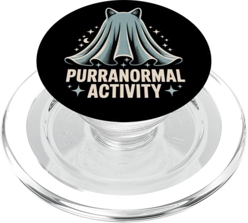 Geister purranormale Kätzchen Ghosts Halloween PopSockets PopGrip für MagSafe Geister purranormale Kätzchen Ghosts Halloween PopSockets PopGrip für MagSafe von Süße und freche benutzerdefinierte Gibutiquen