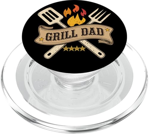 Grillgrill für Väter, die Barbecue lieben PopSockets PopGrip für MagSafe Grillgrill für Väter, die Barbecue lieben PopSockets PopGrip für MagSafe von Süße und freche benutzerdefinierte Gibutiquen