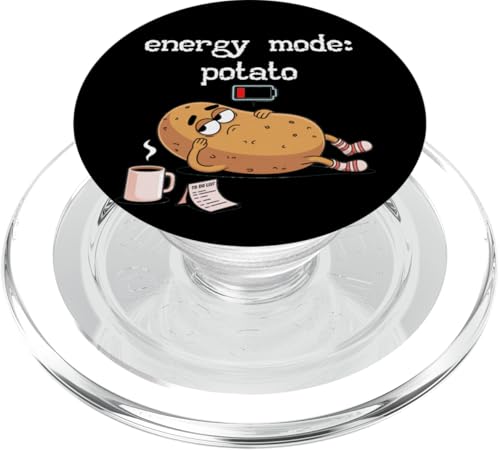 Lustiger Energiemoduskartoffel PopSockets PopGrip für MagSafe Lustiger Energiemoduskartoffel PopSockets PopGrip für MagSafe von Süße und freche benutzerdefinierte Gibutiquen