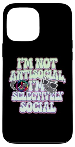 Lustiger Sarkasmus antisozialer Introvertierter Hülle für iPhone 13 Pro Max von Süße und freche benutzerdefinierte Gibutiquen