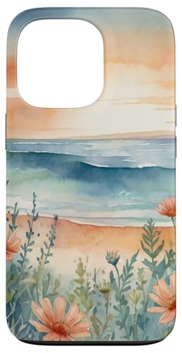 Ozeane Grafikdesign Blumen Hülle für iPhone 13 Pro von Süße und freche benutzerdefinierte Gibutiquen