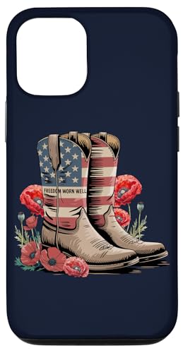 Patriotisch westliche rustikale USA Amerika Hülle für iPhone 12/12 Pro Patriotisch westliche rustikale USA Amerika Hülle für iPhone 12/12 Pro von Süße und freche benutzerdefinierte Gibutiquen