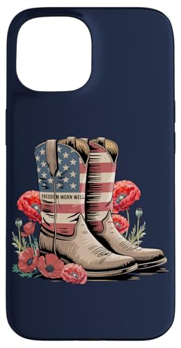 Patriotisch westliche rustikale USA Amerika Hülle für iPhone 15 Patriotisch westliche rustikale USA Amerika Hülle für iPhone 15 von Süße und freche benutzerdefinierte Gibutiquen