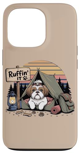 Shihtzu Hundcamping Hülle für iPhone 13 Pro Shihtzu Hundcamping Hülle für iPhone 13 Pro von Süße und freche benutzerdefinierte Gibutiquen