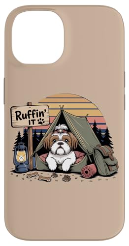 Shihtzu Hundcamping Hülle für iPhone 14 Shihtzu Hundcamping Hülle für iPhone 14 von Süße und freche benutzerdefinierte Gibutiquen