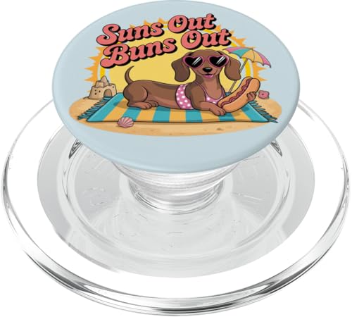 Sommerbrötchen aus Dachshund PopSockets PopGrip für MagSafe Sommerbrötchen aus Dachshund PopSockets PopGrip für MagSafe von Süße und freche benutzerdefinierte Gibutiquen