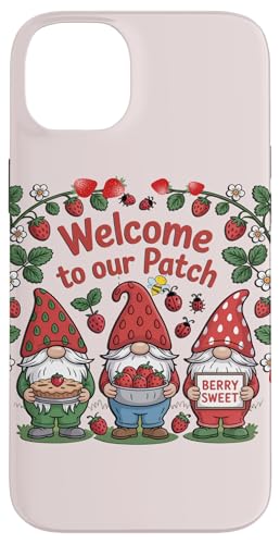 Sommergarten Erdbeer süße Gnomes Hülle für iPhone 14 Plus Sommergarten Erdbeer süße Gnomes Hülle für iPhone 14 Plus von Süße und freche benutzerdefinierte Gibutiquen
