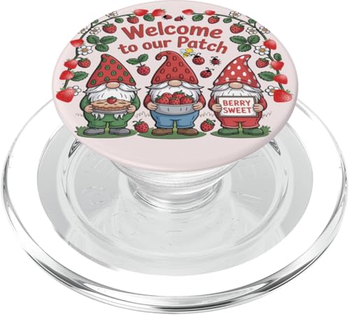 Sommergarten Erdbeer süße Gnomes PopSockets PopGrip für MagSafe Sommergarten Erdbeer süße Gnomes PopSockets PopGrip für MagSafe von Süße und freche benutzerdefinierte Gibutiquen