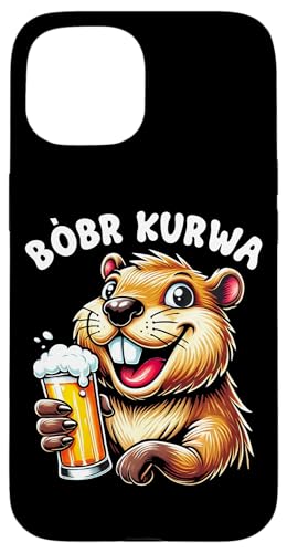 Bobr Kurwa Polnischer Biberliebhaber Biber Tierliebhaber Hülle für iPhone 15 Bobr Kurwa Polnischer Biberliebhaber Biber Tierliebhaber Hülle für iPhone 15 von Süßer Biber Polen Biberfan Biber Tierbesitzer