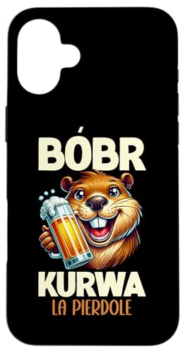 Bobr Kurwa Polnischer Biberliebhaber Biber Tierliebhaber Hülle für iPhone 16 Plus Bobr Kurwa Polnischer Biberliebhaber Biber Tierliebhaber Hülle für iPhone 16 Plus von Süßer Biber Polen Biberfan Biber Tierbesitzer