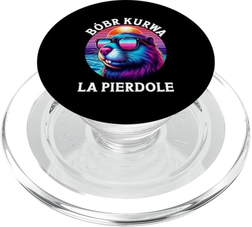Bobr Kurwa Polnischer Biberliebhaber Biber Tierliebhaber PopSockets PopGrip für MagSafe von Süßer Biber Polen Biberfan Biber Tierbesitzer