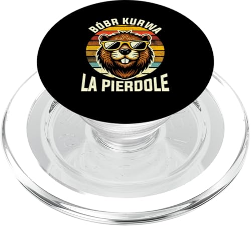 Bobr Kurwa Polnischer Biberliebhaber Biber Tierliebhaber PopSockets PopGrip für MagSafe von Süßer Biber Polen Biberfan Biber Tierbesitzer