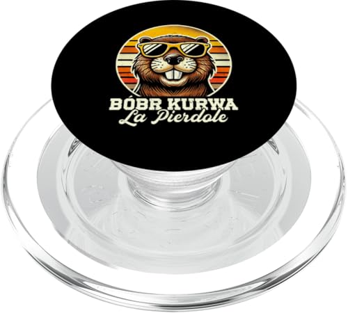 Bobr Kurwa Polnischer Biberliebhaber Biber Tierliebhaber PopSockets PopGrip für MagSafe von Süßer Biber Polen Biberfan Biber Tierbesitzer