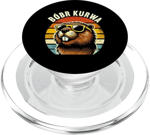 Bobr Kurwa Polnischer Biberliebhaber Biber Tierliebhaber PopSockets PopGrip für MagSafe von Süßer Biber Polen Biberfan Biber Tierbesitzer