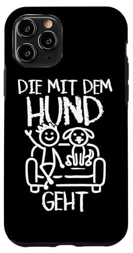 Die Mit Dem Hund Chillt Hundebesitzer Hundeliebhaber Lustige Hülle für iPhone 11 Pro von Süßer Sarkasmus Welpenliebhaber Hundebesitzer