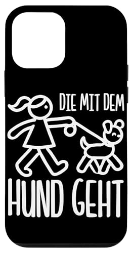 Die Mit Dem Hund Chillt Hundebesitzer Hundeliebhaber Lustige Hülle für iPhone 12 mini von Süßer Sarkasmus Welpenliebhaber Hundebesitzer