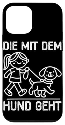 Die Mit Dem Hund Chillt Hundebesitzer Hundeliebhaber Lustige Hülle für iPhone 12 mini von Süßer Sarkasmus Welpenliebhaber Hundebesitzer