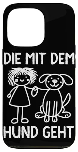 Die Mit Dem Hund Chillt Hundebesitzer Hundeliebhaber Lustige Hülle für iPhone 13 Pro Die Mit Dem Hund Chillt Hundebesitzer Hundeliebhaber Lustige Hülle für iPhone 13 Pro von Süßer Sarkasmus Welpenliebhaber Hundebesitzer