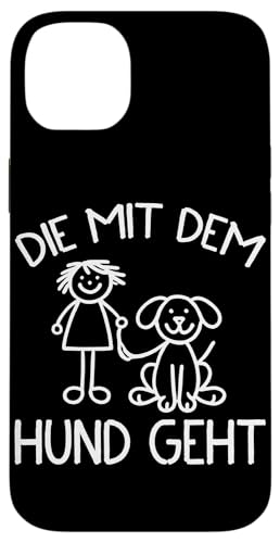 Die Mit Dem Hund Chillt Hundebesitzer Hundeliebhaber Lustige Hülle für iPhone 14 Plus Die Mit Dem Hund Chillt Hundebesitzer Hundeliebhaber Lustige Hülle für iPhone 14 Plus von Süßer Sarkasmus Welpenliebhaber Hundebesitzer