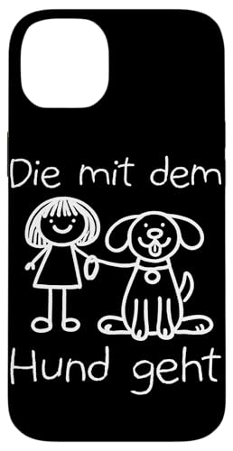 Die Mit Dem Hund Chillt Hundebesitzer Hundeliebhaber Lustige Hülle für iPhone 14 Plus Die Mit Dem Hund Chillt Hundebesitzer Hundeliebhaber Lustige Hülle für iPhone 14 Plus von Süßer Sarkasmus Welpenliebhaber Hundebesitzer