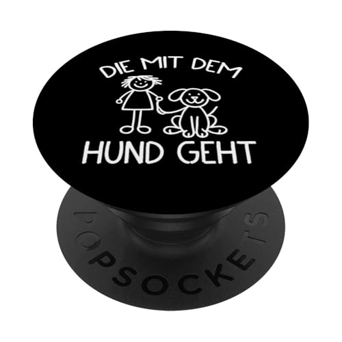 Die Mit Dem Hund Chillt Hundebesitzer Hundeliebhaber Lustige PopSockets Klebender PopGrip Die Mit Dem Hund Chillt Hundebesitzer Hundeliebhaber Lustige PopSockets Klebender PopGrip von Süßer Sarkasmus Welpenliebhaber Hundebesitzer