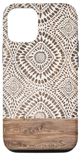 Hülle für iPhone 12/12 Pro Rustikales Boho-Ethno-Muster, minimalistisches Beige-Design Hülle für iPhone 12/12 Pro Rustikales Boho-Ethno-Muster, minimalistisches Beige-Design von SugarLoaf Graphics