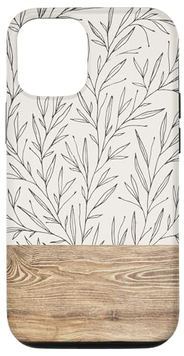 Hülle für iPhone 13 Boho rustikales Vintage botanisches Blattmuster Hülle für iPhone 13 Boho rustikales Vintage botanisches Blattmuster von SugarLoaf Graphics