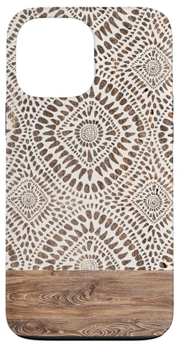Hülle für iPhone 13 Pro Max Rustikales Boho-Ethno-Muster, minimalistisches Beige-Design Hülle für iPhone 13 Pro Max Rustikales Boho-Ethno-Muster, minimalistisches Beige-Design von SugarLoaf Graphics