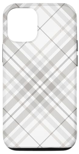 Hülle für iPhone 15 Elegantes hellgraues kariertes Tartan-Gingham-Muster Hülle für iPhone 15 Elegantes hellgraues kariertes Tartan-Gingham-Muster von SugarLoaf Graphics