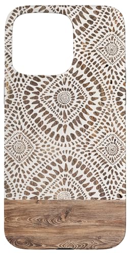 Hülle für iPhone 15 Pro Max Rustikales Boho-Ethno-Muster, minimalistisches Beige-Design Hülle für iPhone 15 Pro Max Rustikales Boho-Ethno-Muster, minimalistisches Beige-Design von SugarLoaf Graphics