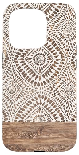 Hülle für iPhone 15 Pro Rustikales Boho-Ethno-Muster, minimalistisches Beige-Design Hülle für iPhone 15 Pro Rustikales Boho-Ethno-Muster, minimalistisches Beige-Design von SugarLoaf Graphics