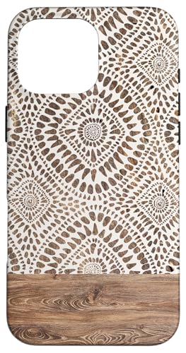 Hülle für iPhone 16 Pro Max Rustikales Boho-Ethno-Muster, minimalistisches Beige-Design Hülle für iPhone 16 Pro Max Rustikales Boho-Ethno-Muster, minimalistisches Beige-Design von SugarLoaf Graphics