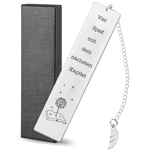 Sugeru Metall Lesezeichen,Lesezeichen Personalisiert,Inspirierendes Lesezeichen Dankeschön Bookmark mit Anhänger,Glücksbringer,für Frauen Freunde Weihnachtsgeschenke Geburtstagsgeschenk (Viel Spaß) von Sugeru