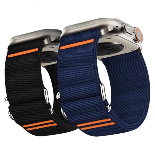 Suitisbest Armband Kompatibel mit Apple Watch Ultra Armband 49mm 46mm 45mm 44mm 42mm, Nylon Sport Band mit S-Haken für Apple Watch Ultra 2 / Ultra SE Serie 10 9 8 7 6 5 4 3 2 1 Suitisbest Armband Kompatibel mit Apple Watch Ultra Armband 49mm 46mm 45mm 44mm 42mm, Nylon Sport Band mit S-Haken für Apple Watch Ultra 2 / Ultra SE Serie 10 9 8 7 6 5 4 3 2 1 von Suitisbest
