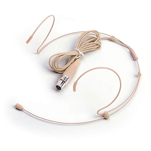 Sujeetec Headset Mikrofon Professionelles Ohrhörer-Kondensatormikrofon zum Über-Ohr-Hängen, Kompatibel mit AKG Wireless System Bodypack-Sender Sujeetec Headset Mikrofon Professionelles Ohrhörer-Kondensatormikrofon zum Über-Ohr-Hängen, Kompatibel mit AKG Wireless System Bodypack-Sender von Sujeetec